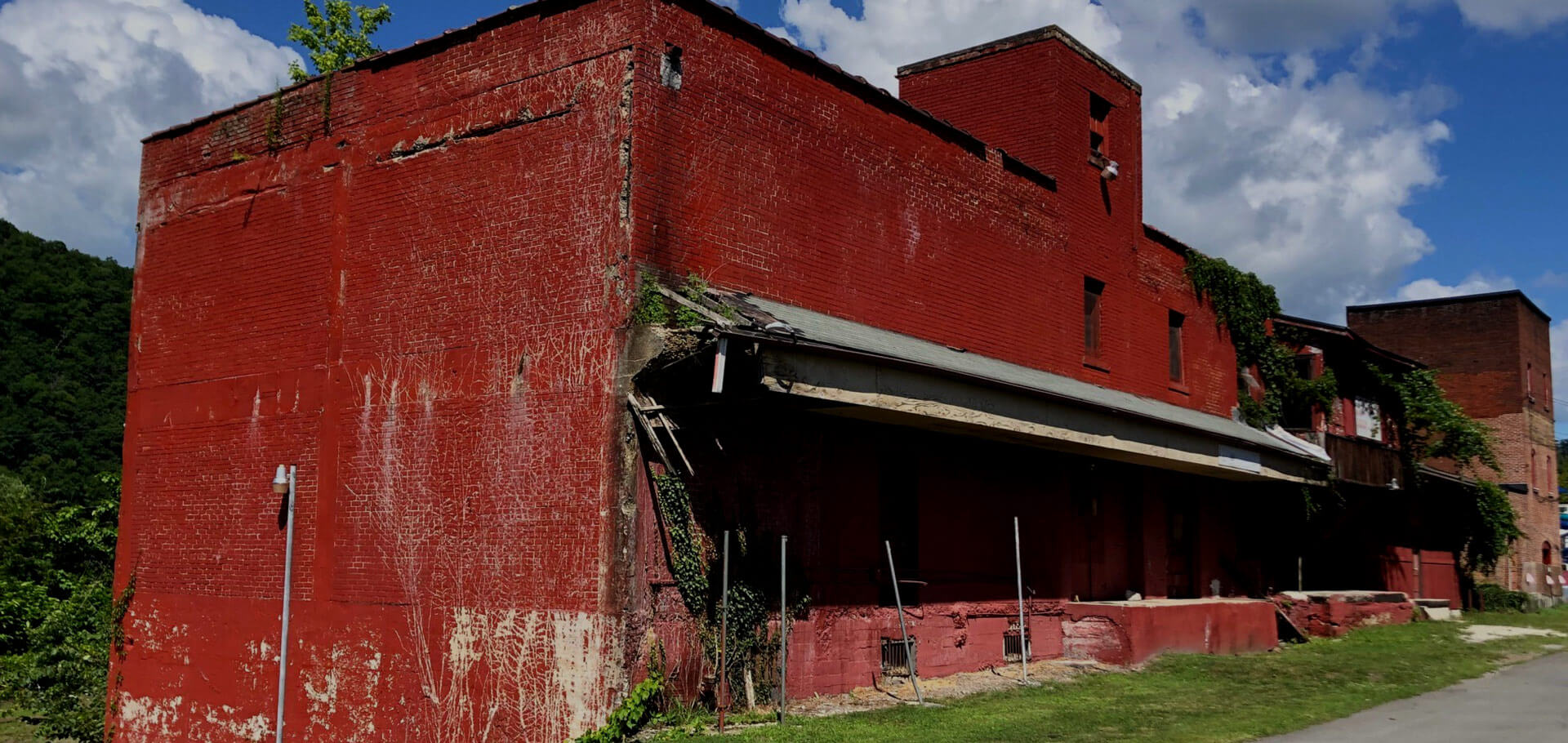 Brick building